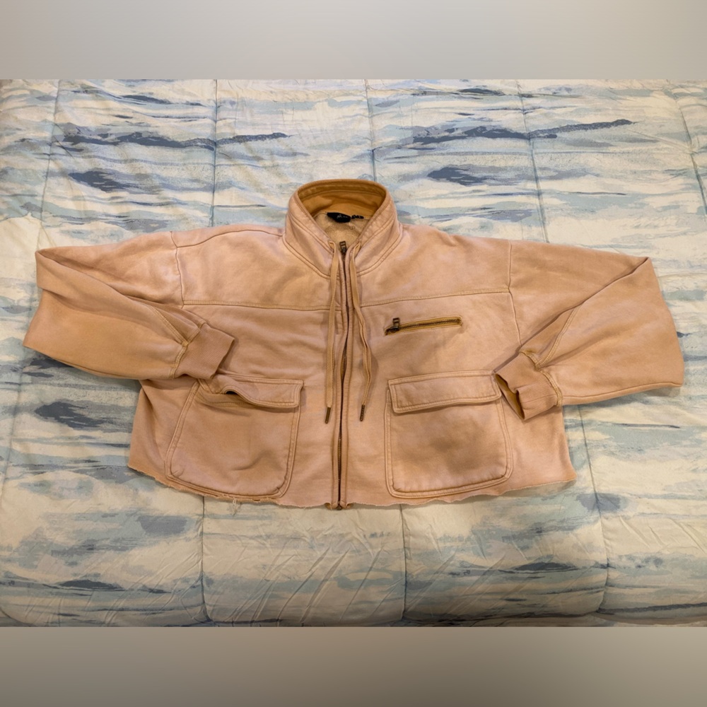 Out From Under UO cropped zipper jacket